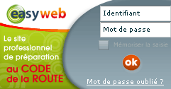 Test du code en ligne www.easyweb-permis.fr